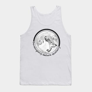 Developing Nature Gallery Swan, Wolf, Moon Logo Tank Top